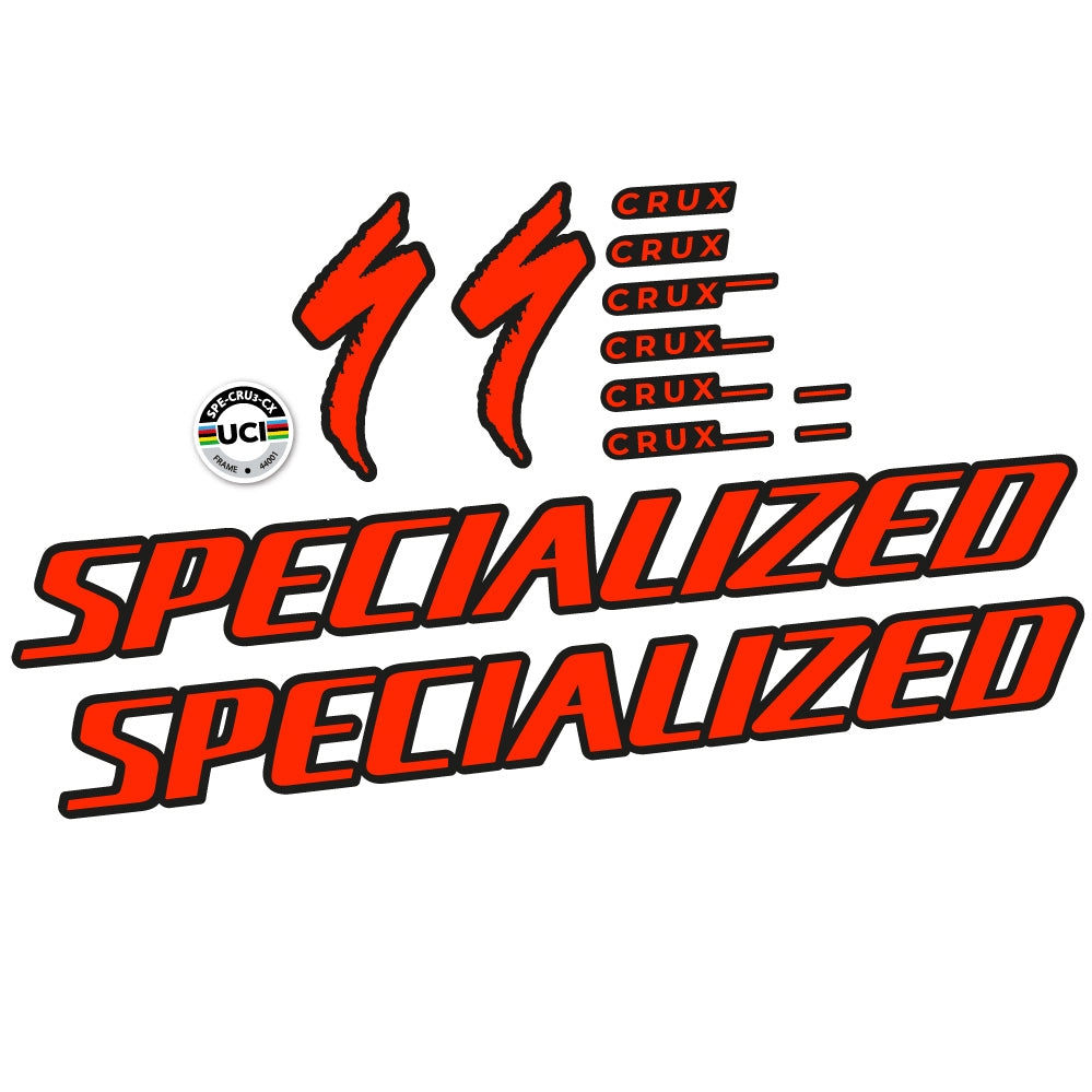 Aufkleber Specialized Crux 2022, Rahmen, Fahrradaufkleber Vinyl