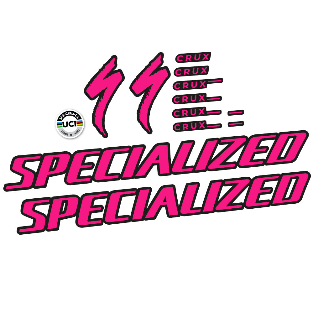 Aufkleber Specialized Crux 2022, Rahmen, Fahrradaufkleber Vinyl