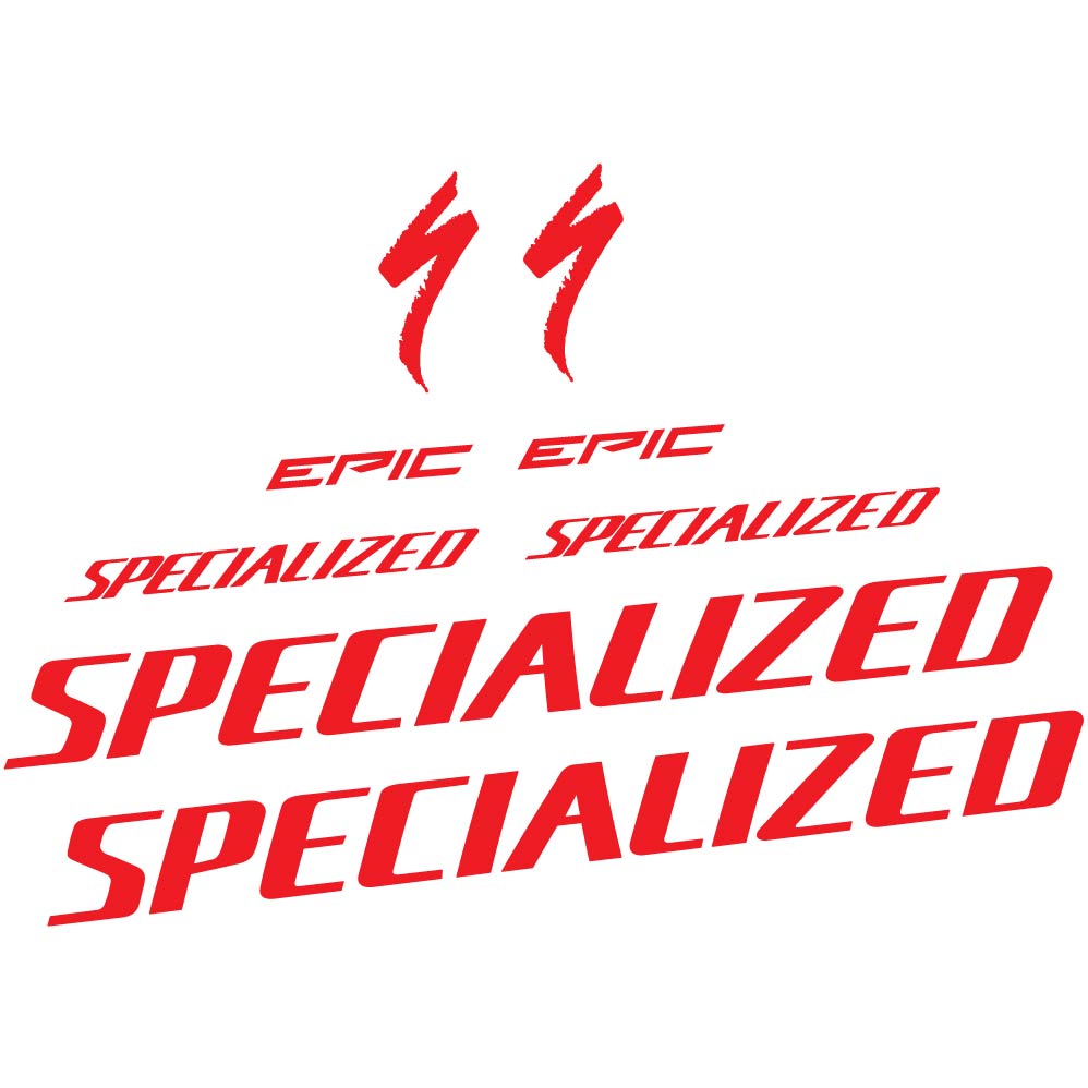 Aufkleber Specialized Epic, Rahmen, Fahrradaufkleber Vinyl