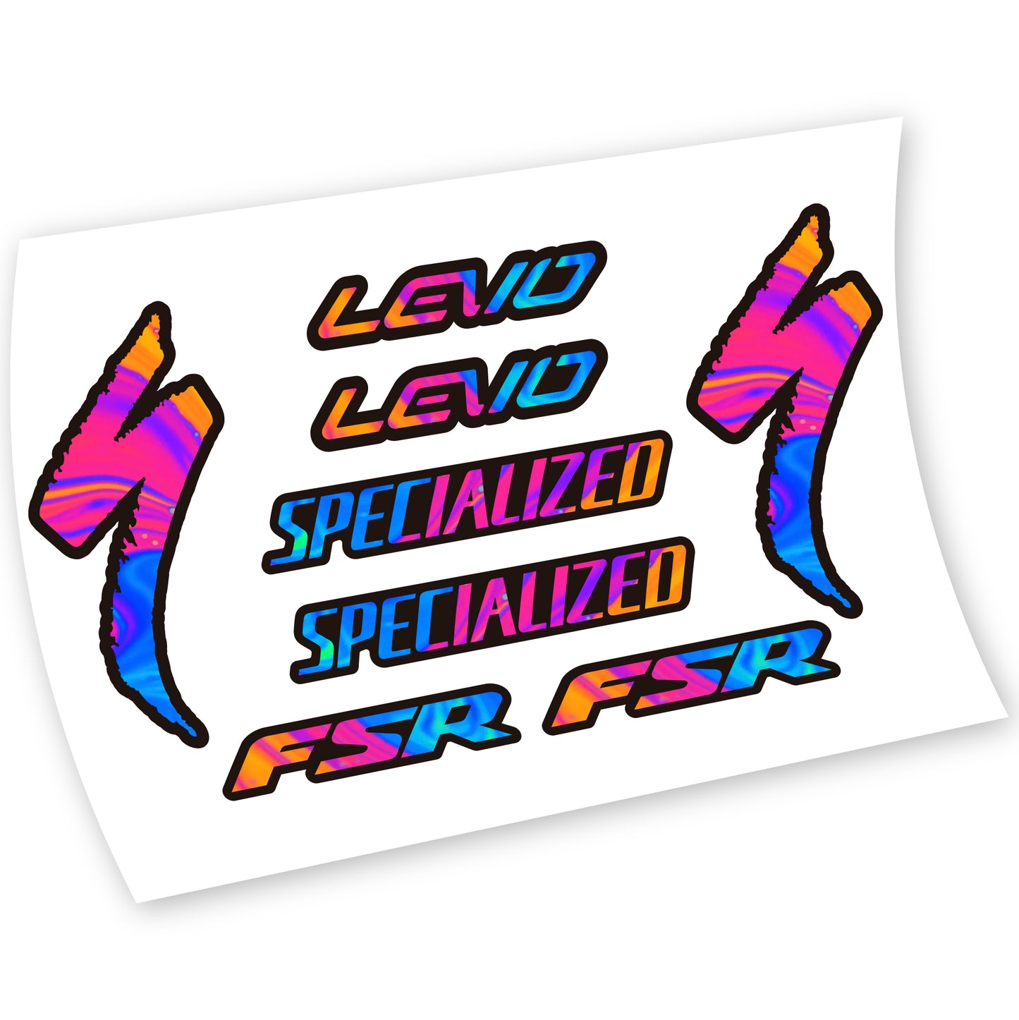 Aufkleber, Specialized Levo FSR, Rahmen, Fahrradaufkleber Vinyl