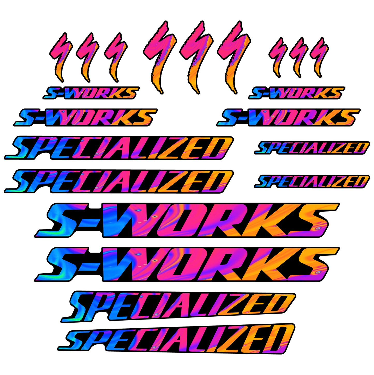 Decals, Specialized, Frame, Bike sticker vinyl