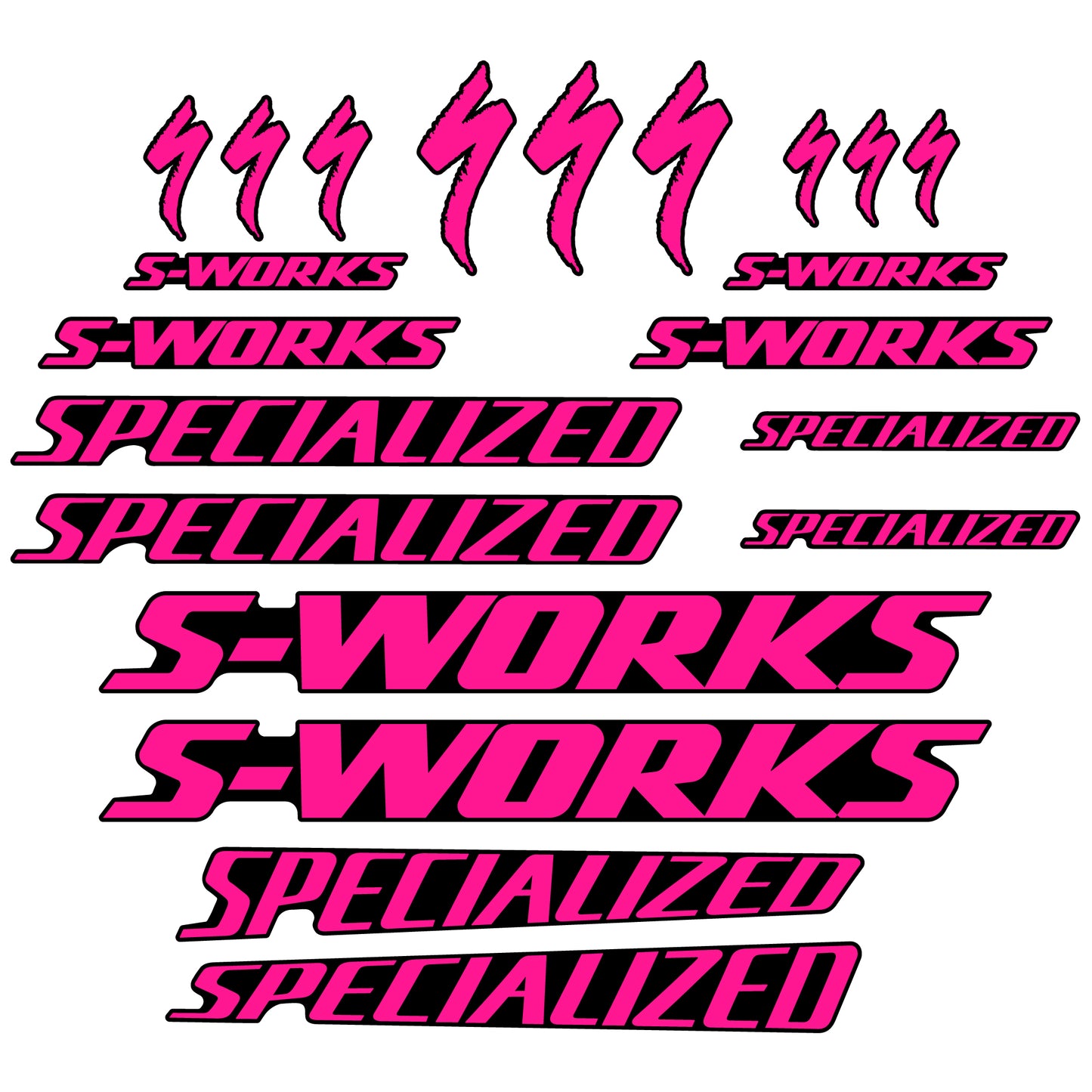Decals, Specialized, Frame, Bike sticker vinyl