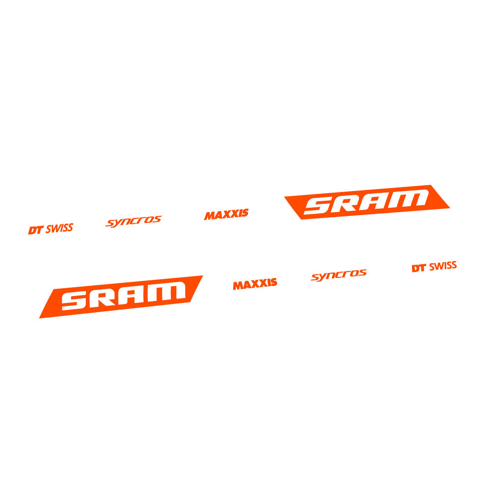 Aufkleber Scott Spark RC WC Sram DT Swiss Maxxis Syncross, Rahmenschwinge, Fahrradaufkleber Vinyl