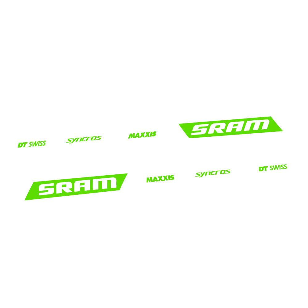 Aufkleber Scott Spark RC WC Sram DT Swiss Maxxis Syncross, Rahmenschwinge, Fahrradaufkleber Vinyl