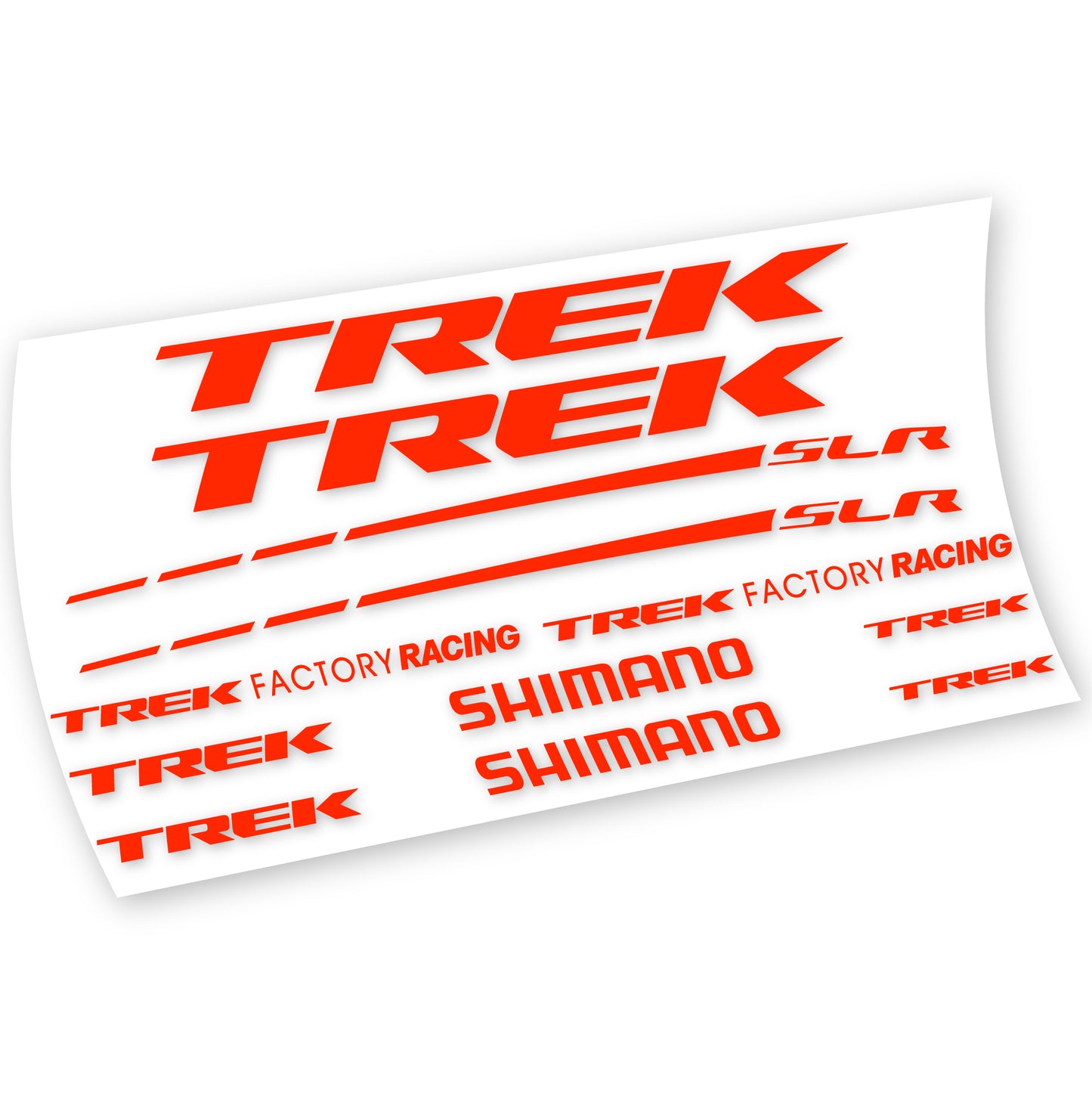 Decals, Trek Factory Racing Team, Frame, Bike sticker vinyl