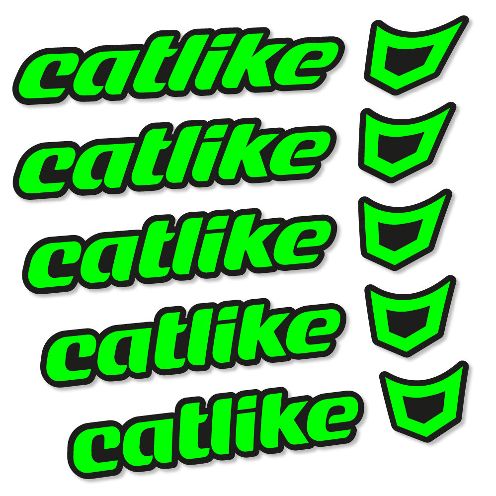 Aufkleber Catlike, Helm, Fahrradaufkleber Vinyl