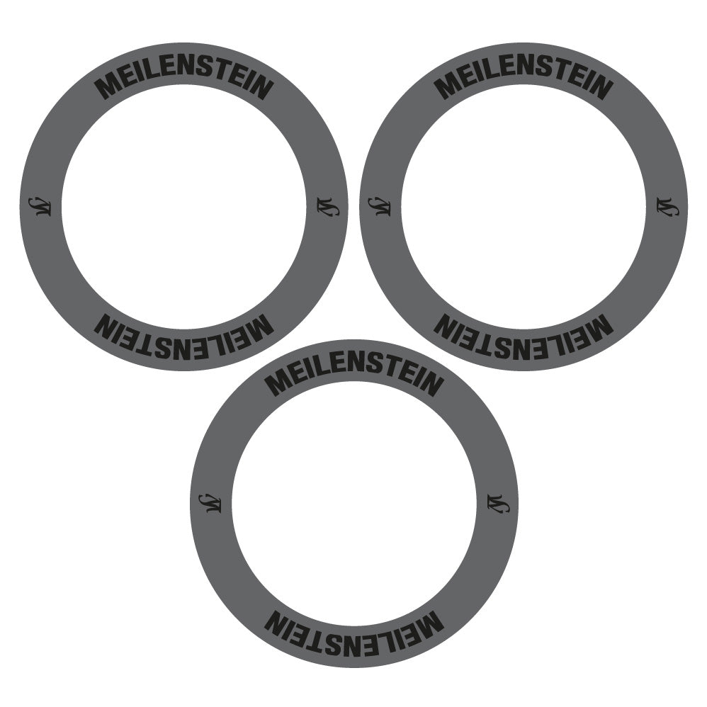Aufkleber Lightweight Meilenstein 2020, Naben, Fahrradaufkleber Vinyl