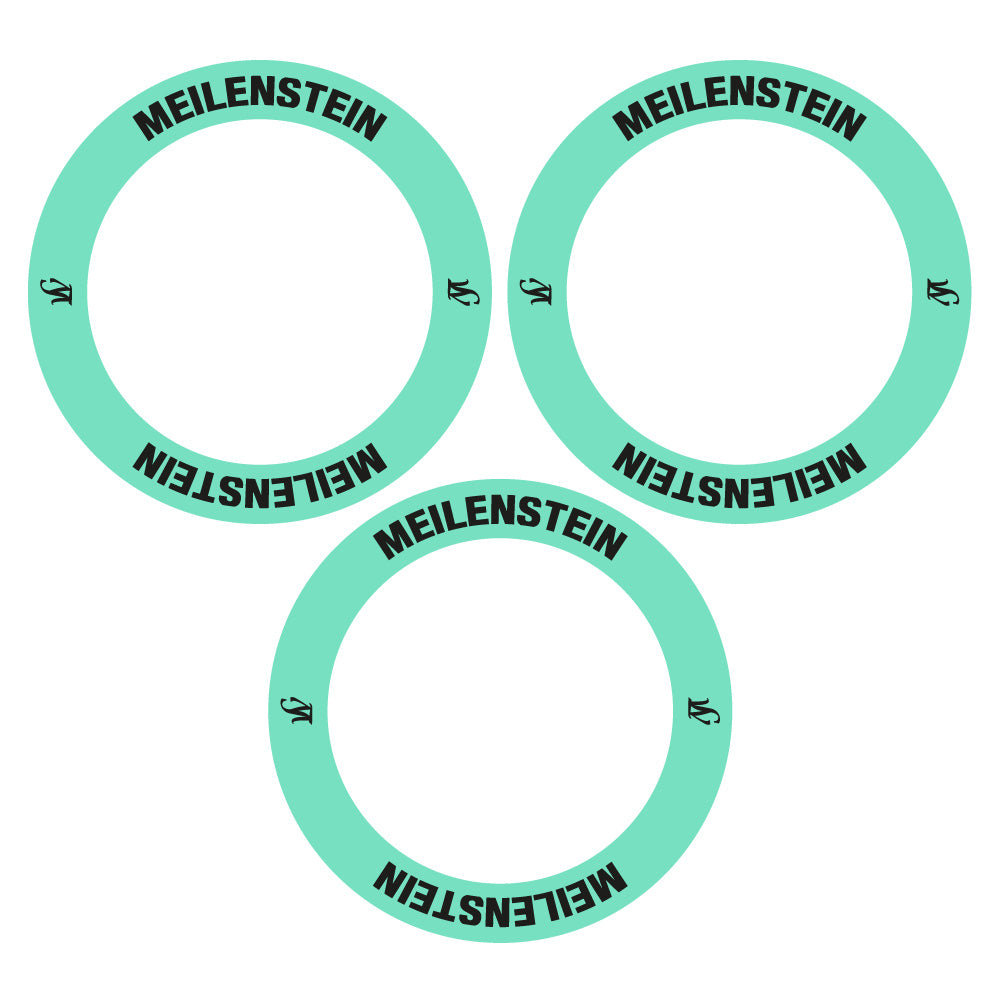 Aufkleber Lightweight Meilenstein 2020, Naben, Fahrradaufkleber Vinyl