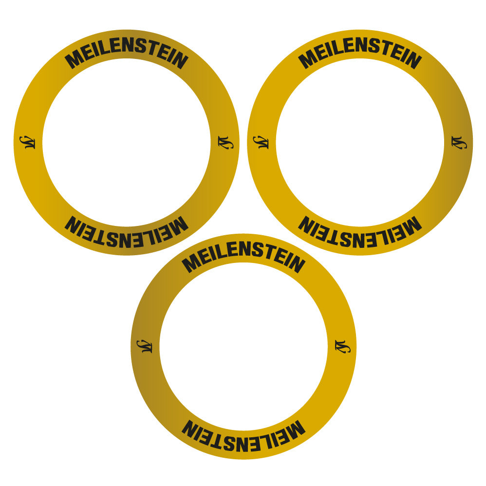 Aufkleber Lightweight Meilenstein 2020, Naben, Fahrradaufkleber Vinyl