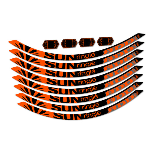 Orange decal for Sun Ringle ADD Pro 2017-2018 MTB wheel 26" – bike sticker vinyl
