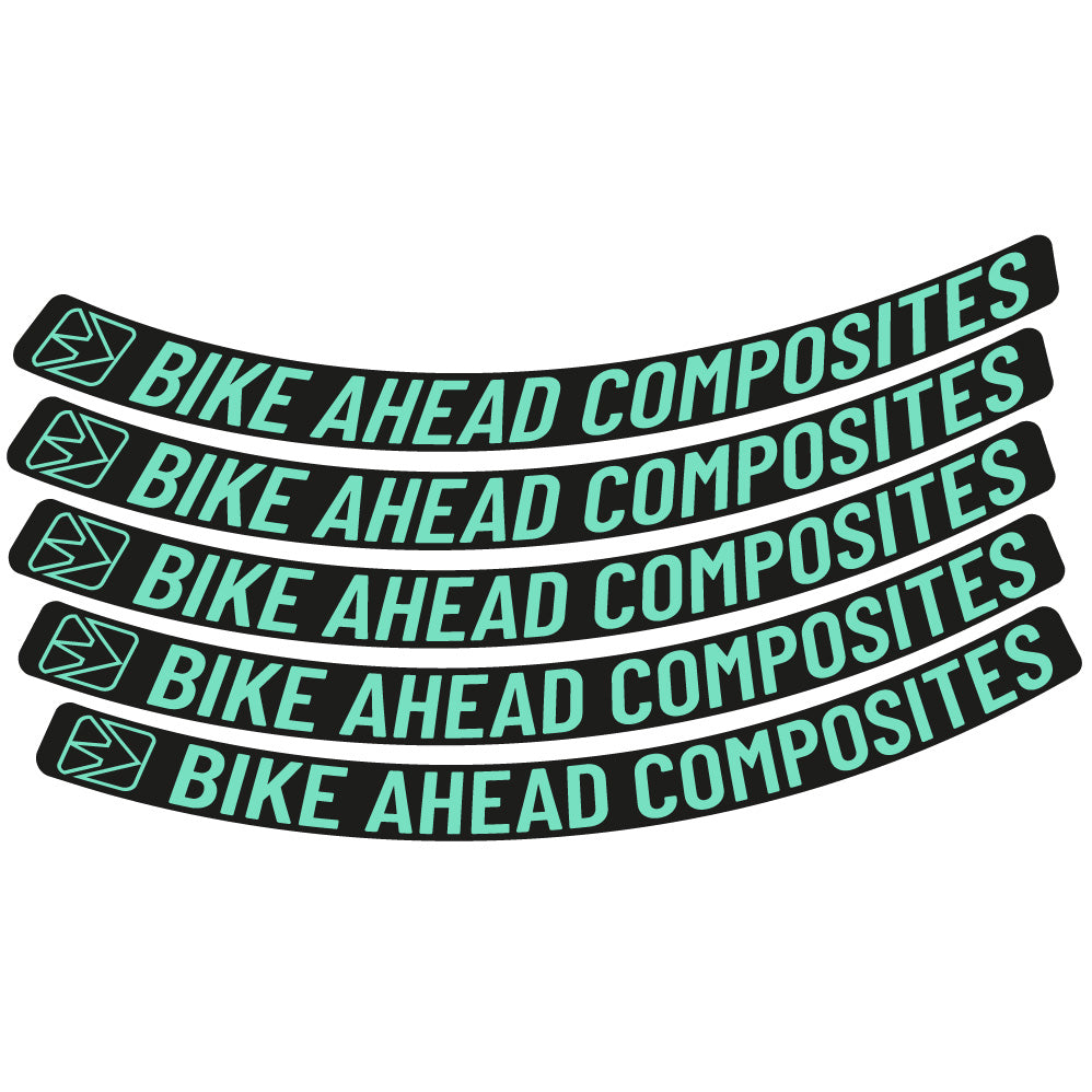 Decal Bike Ahead Composites Biturbo RS, MTB Wheel 29, bike sticker vinyl