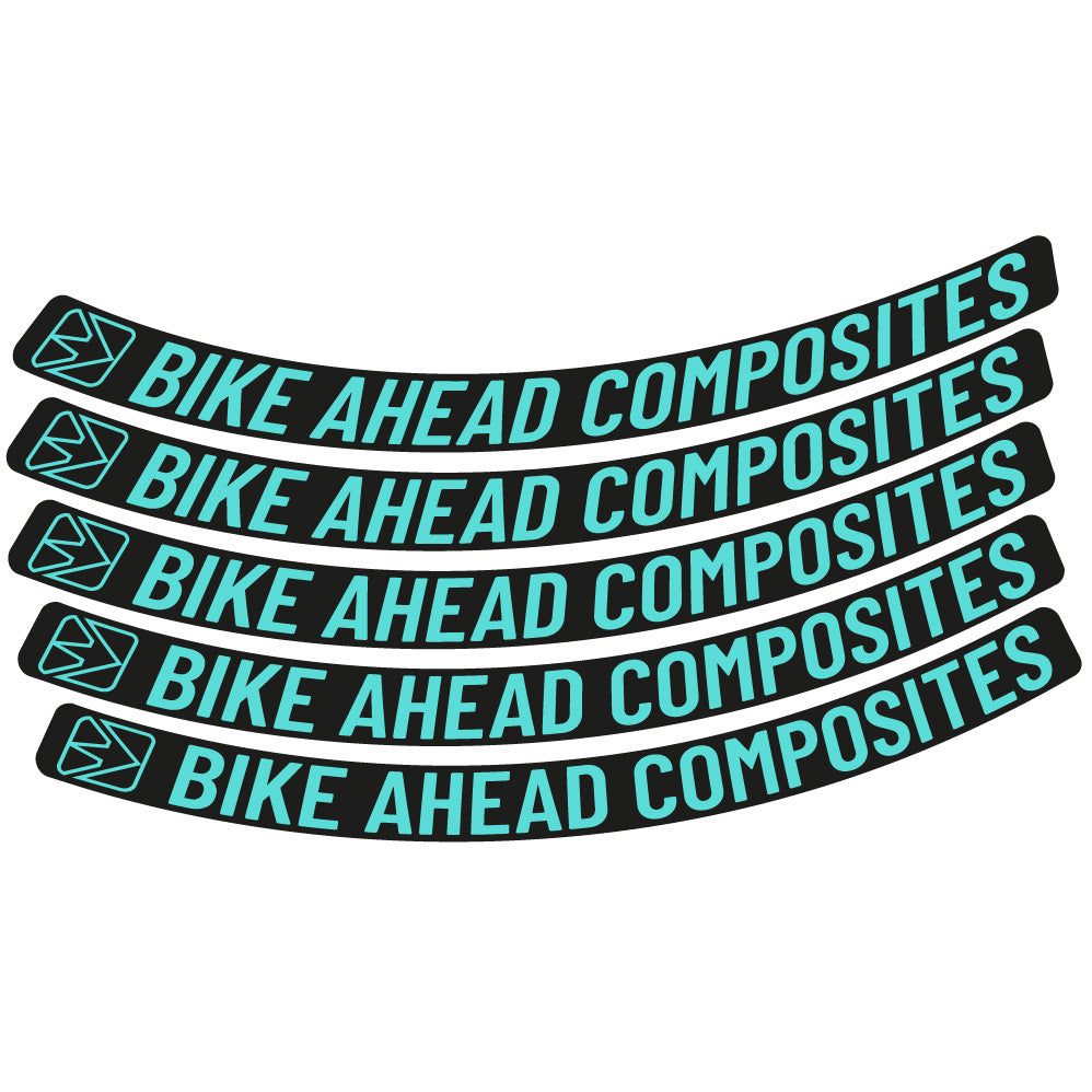 Decal Bike Ahead Composites Biturbo RS, MTB Wheel 29, bike sticker vinyl