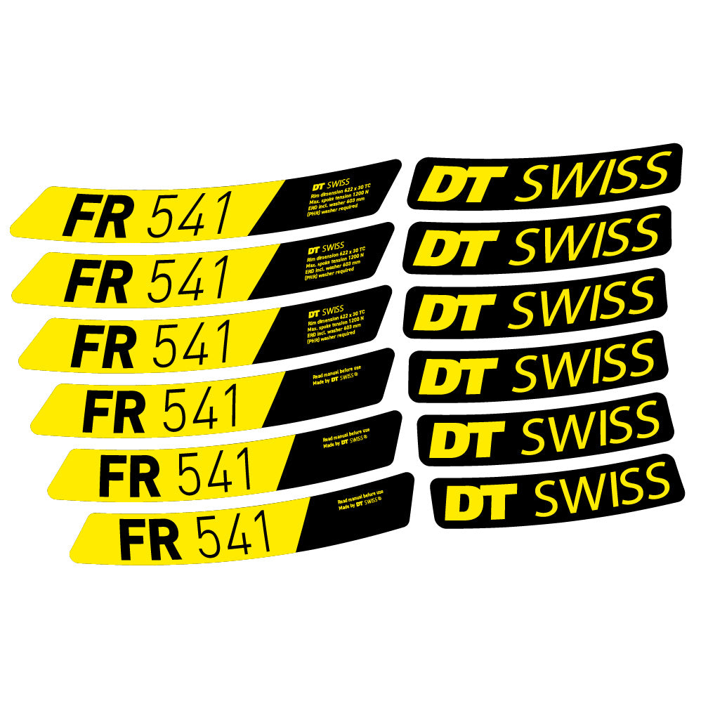 Decal DT Swiss FR 541, MTB Wheel 29, bike sticker vinyl