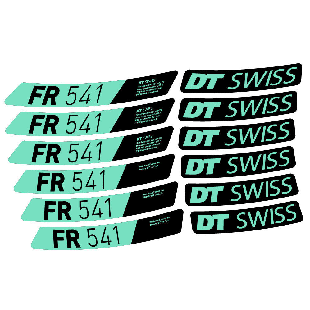 Decal DT Swiss FR 541, MTB Wheel 29, bike sticker vinyl