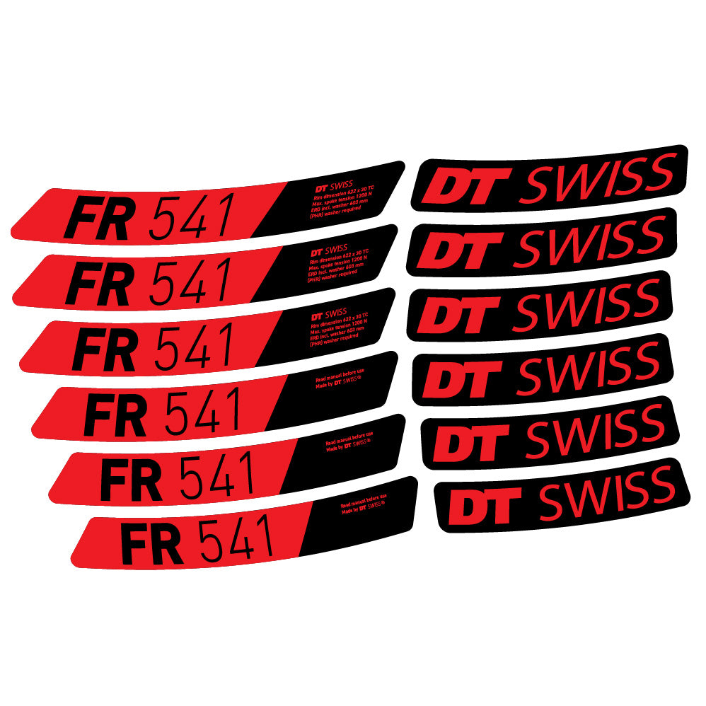 Decal DT Swiss FR 541, MTB Wheel 29, bike sticker vinyl