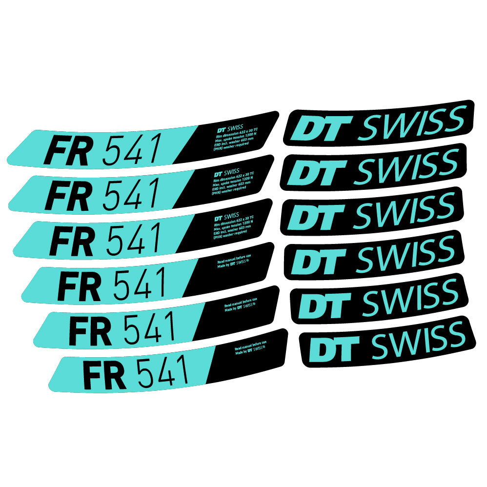 Decal DT Swiss FR 541, MTB Wheel 29, bike sticker vinyl
