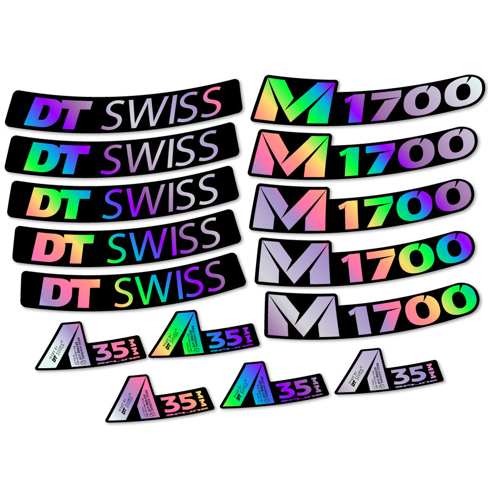 Aufkleber DT Swiss M1700 35mm, MTB-Rad 29, Fahrradaufkleber Vinyl
