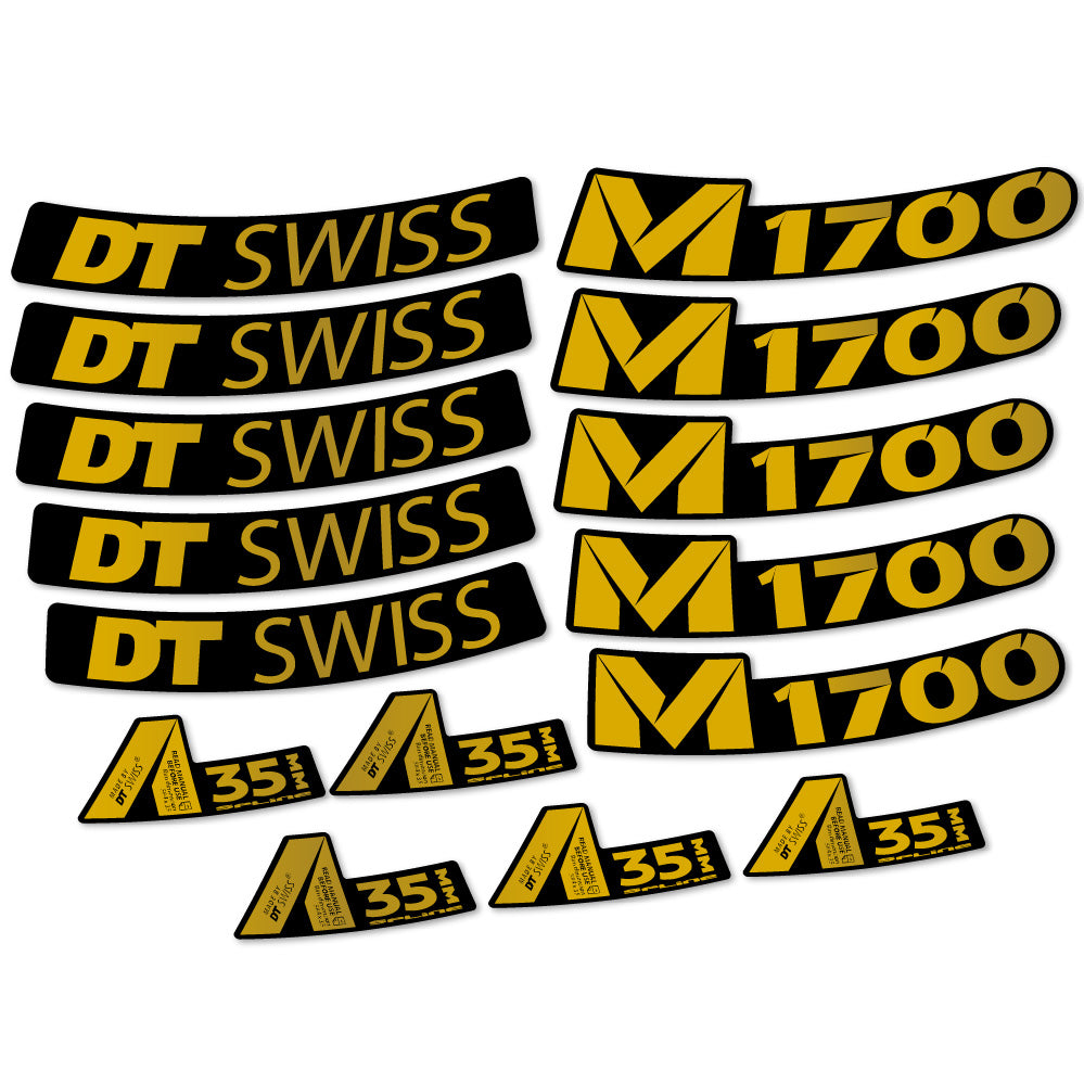 Aufkleber DT Swiss M1700 35mm, MTB-Rad 29, Fahrradaufkleber Vinyl