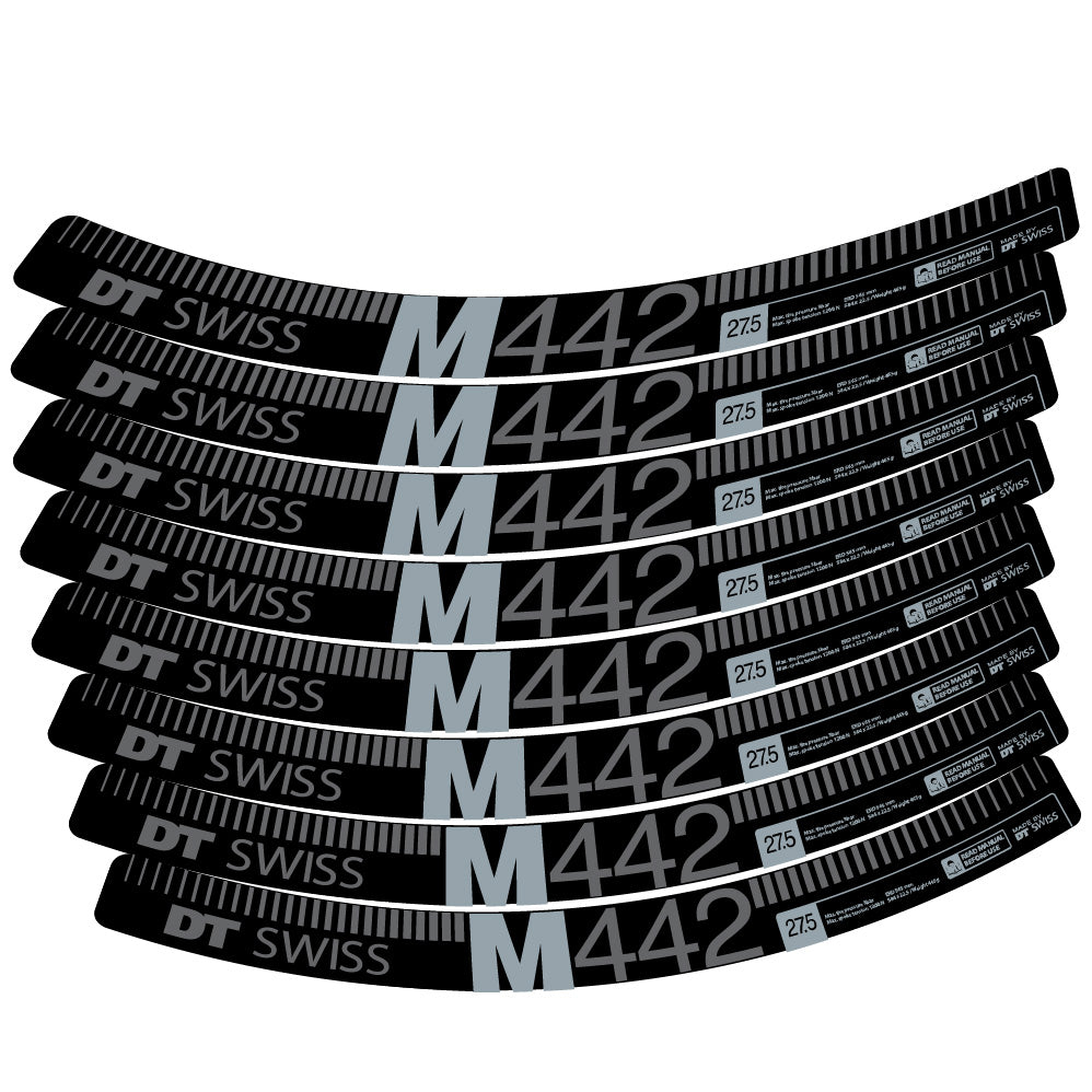 Aufkleber DT Swiss M442, MTB-Rad 29, Fahrradaufkleber Vinyl