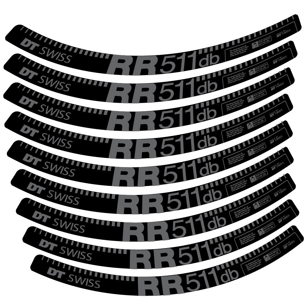 Aufkleber DT Swiss FR511 db, MTB-Rad 29, Fahrradaufkleber Vinyl