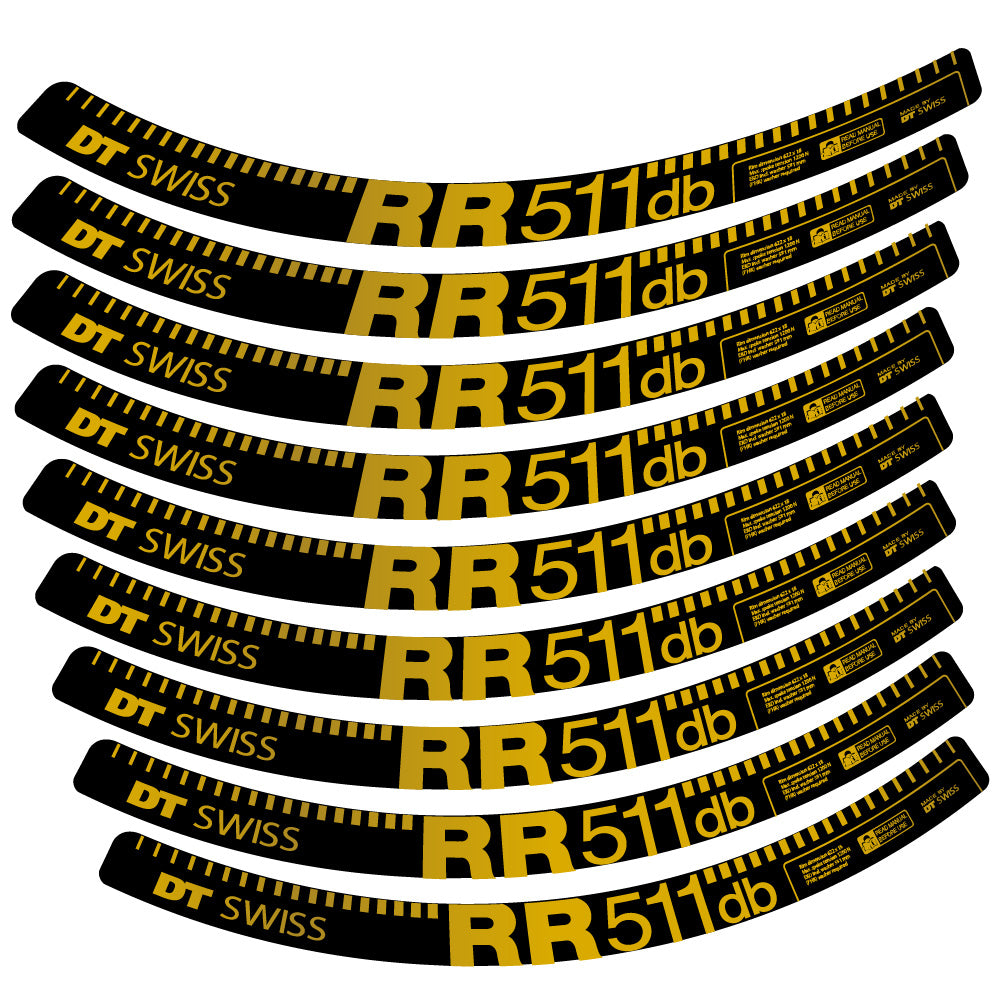 Aufkleber DT Swiss FR511 db, MTB-Rad 29, Fahrradaufkleber Vinyl