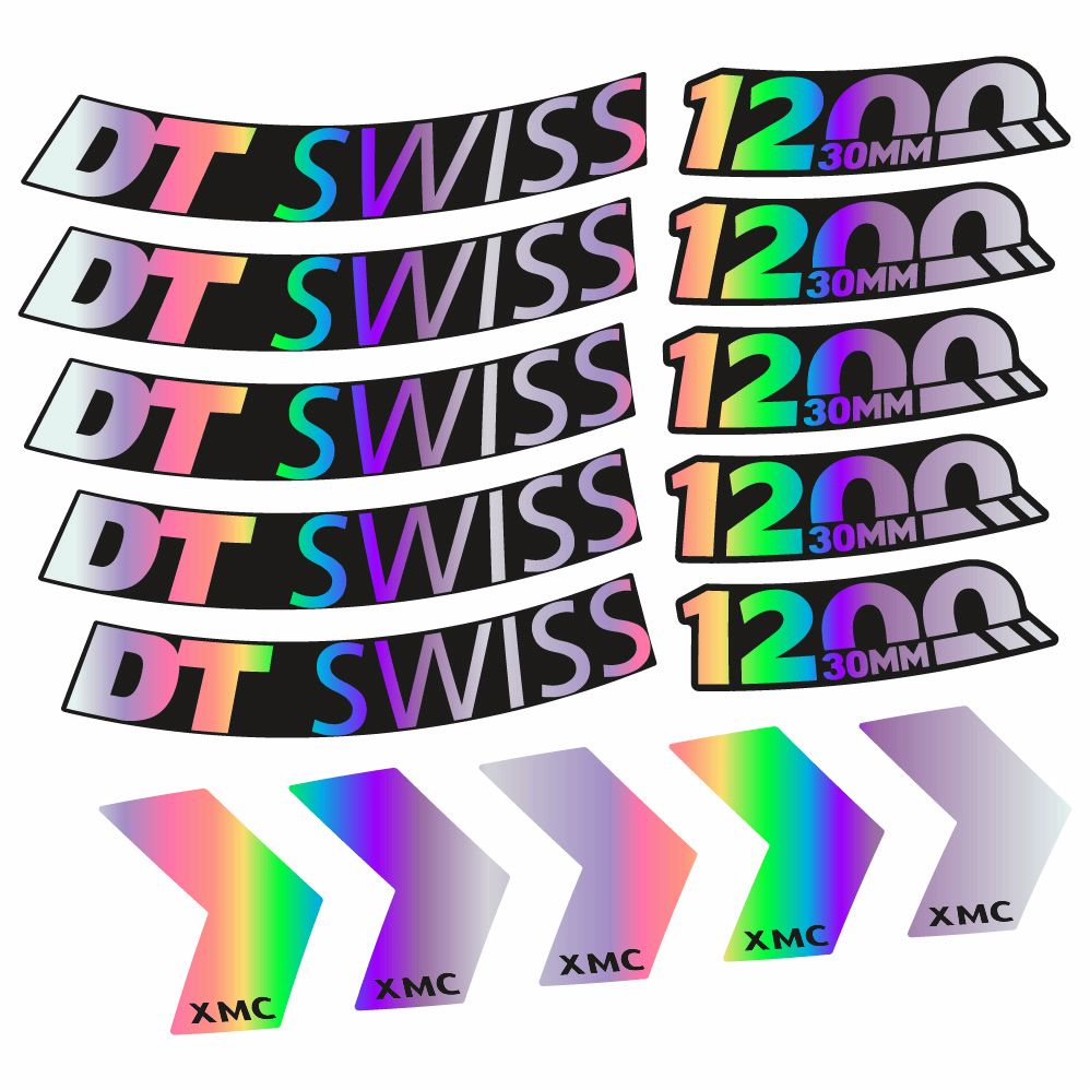 Aufkleber DT Swiss XMC 1200 Spine 30, MTB-Rad 29, Fahrradaufkleber Vinyl