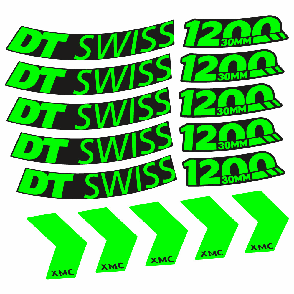 Aufkleber DT Swiss XMC 1200 Spine 30, MTB-Rad 29, Fahrradaufkleber Vinyl