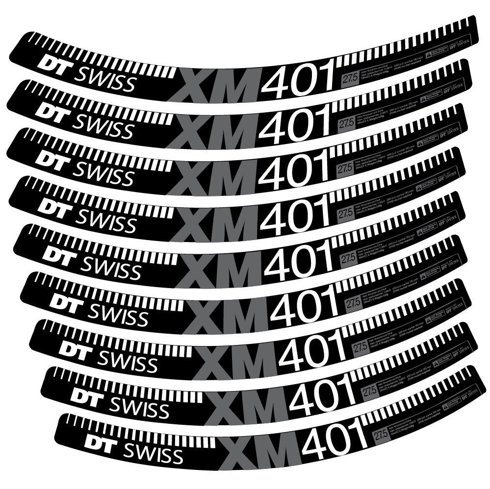 Aufkleber DT Swiss XM401, MTB-Rad 29, Fahrradaufkleber Vinyl