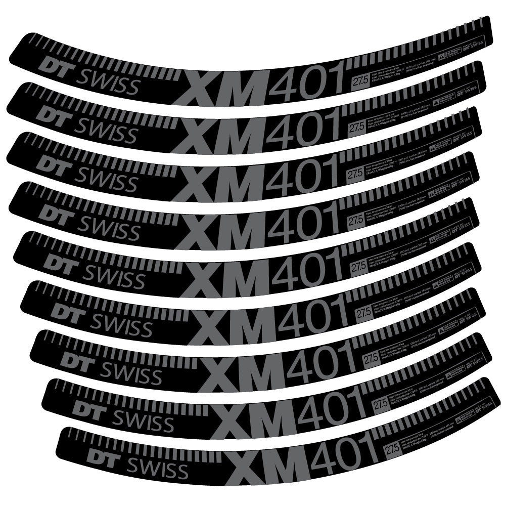 Aufkleber DT Swiss XM401, MTB-Rad 29, Fahrradaufkleber Vinyl