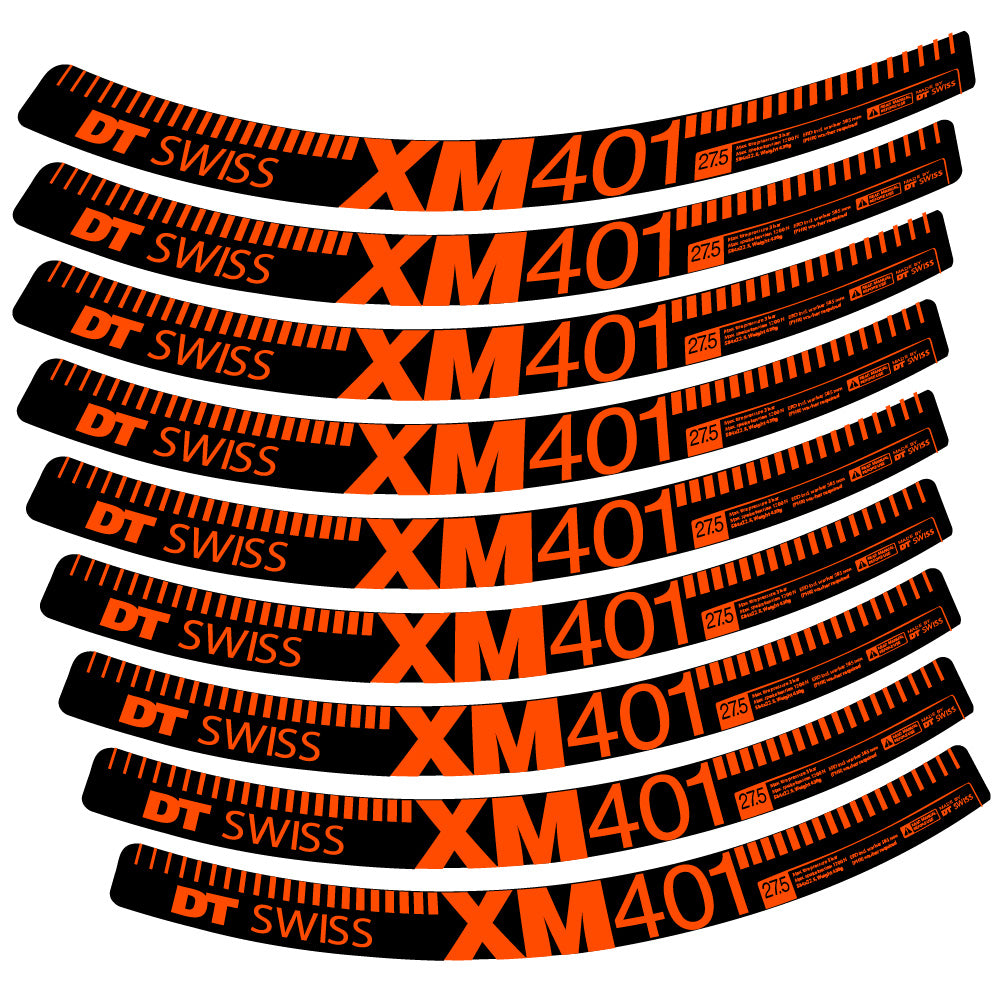 Aufkleber DT Swiss XM401, MTB-Rad 29, Fahrradaufkleber Vinyl