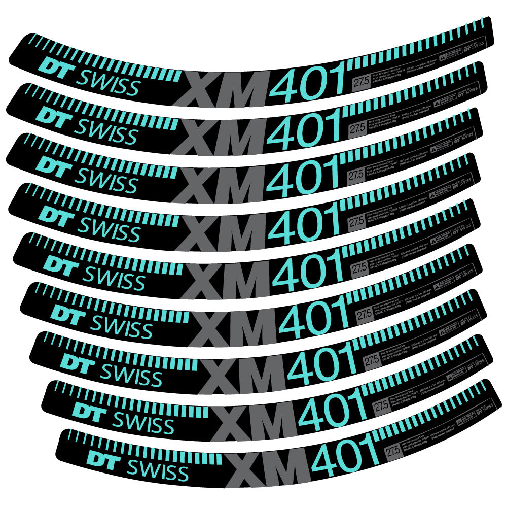 Aufkleber DT Swiss XM401, MTB-Rad 29, Fahrradaufkleber Vinyl