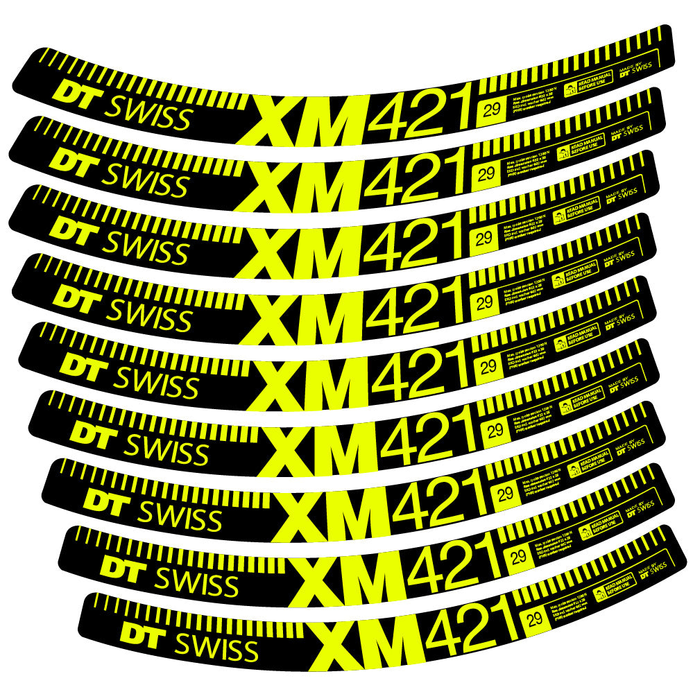 Aufkleber DT Swiss XM421, MTB-Rad 29, Fahrradaufkleber Vinyl