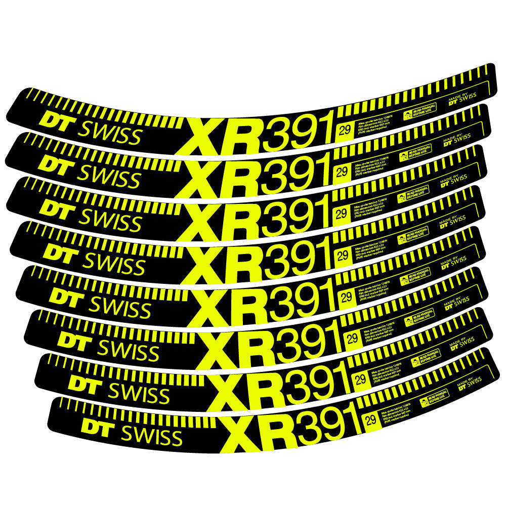 Aufkleber DT Swiss XR391, MTB-Rad 29, Fahrradaufkleber Vinyl