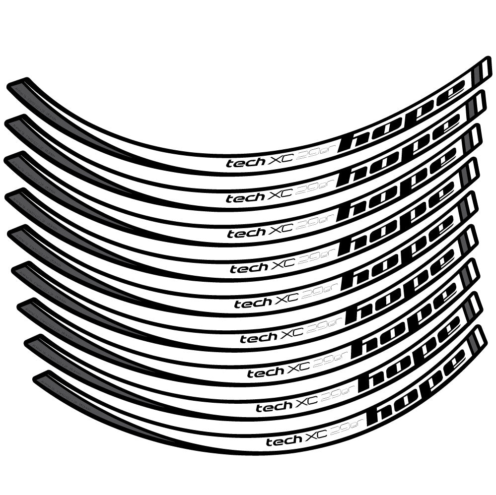 Aufkleber Hope Tech XC, MTB-Rad 29, Fahrradaufkleber Vinyl