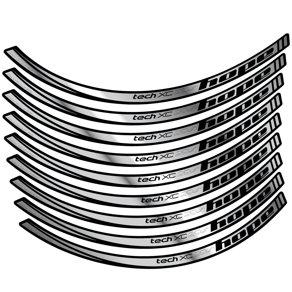 Aufkleber Hope Tech XC, MTB-Rad 29, Fahrradaufkleber Vinyl