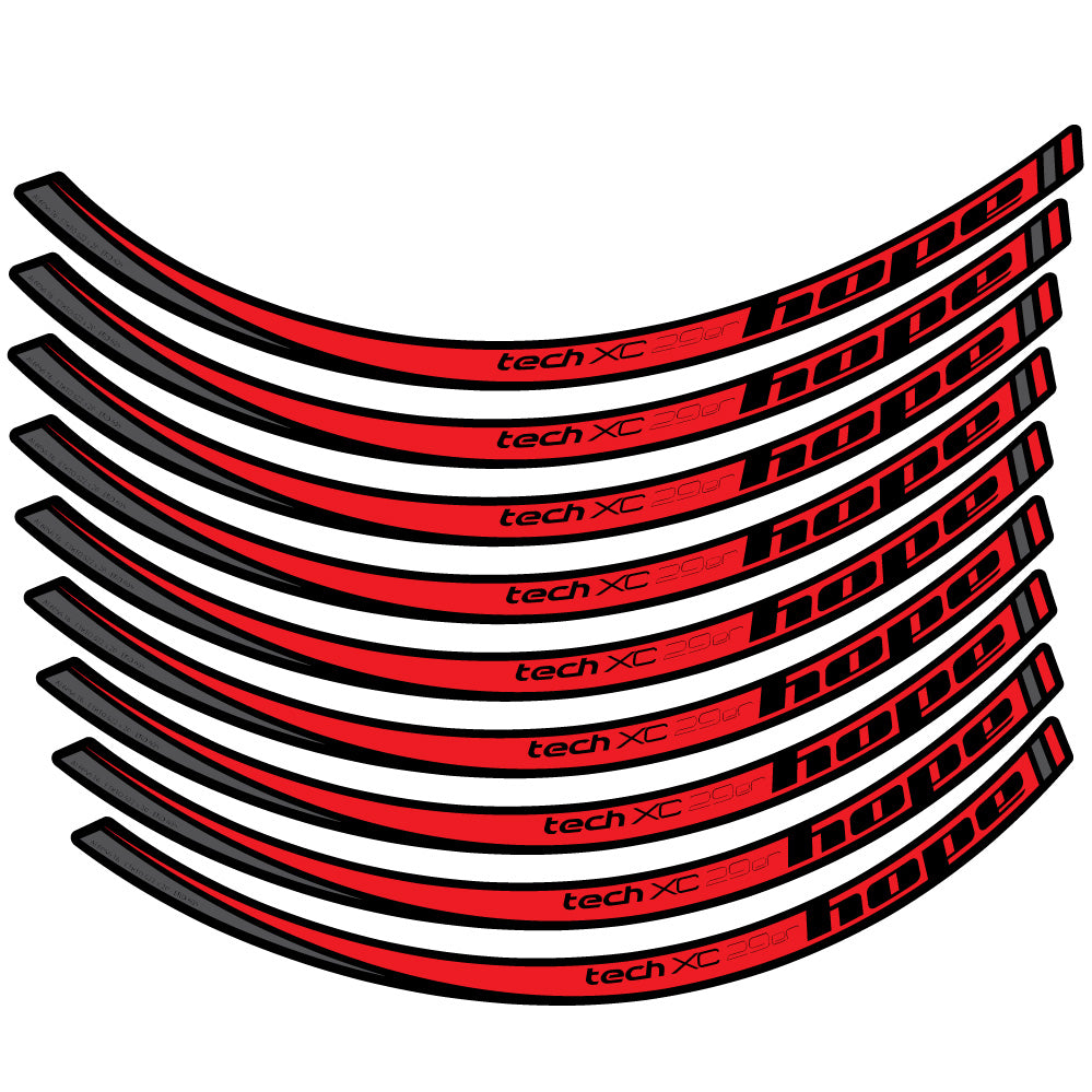 Aufkleber Hope Tech XC, MTB-Rad 29, Fahrradaufkleber Vinyl