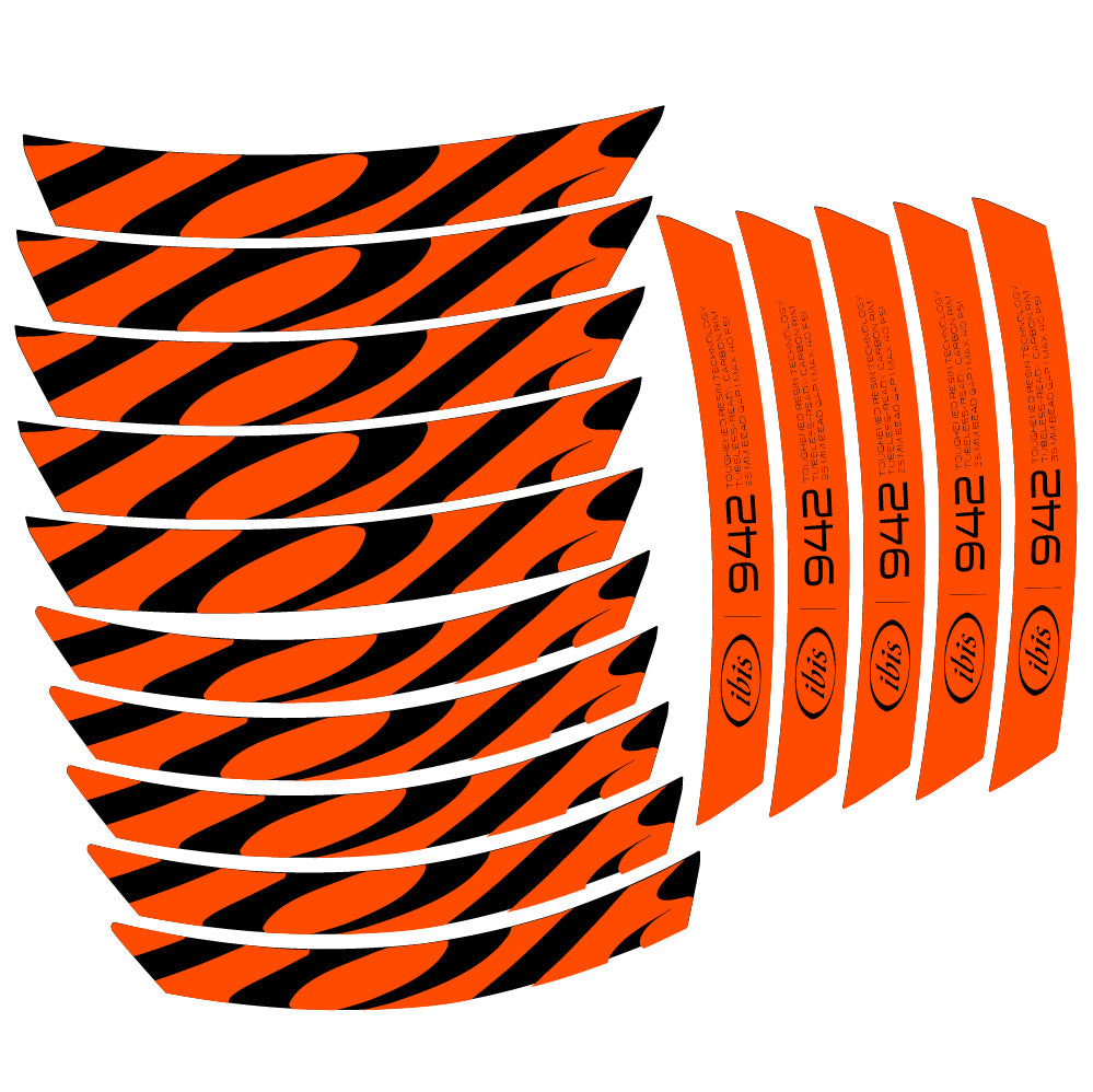 Aufkleber Ibis 942 2019, MTB-Rad 29, Fahrradaufkleber Vinyl