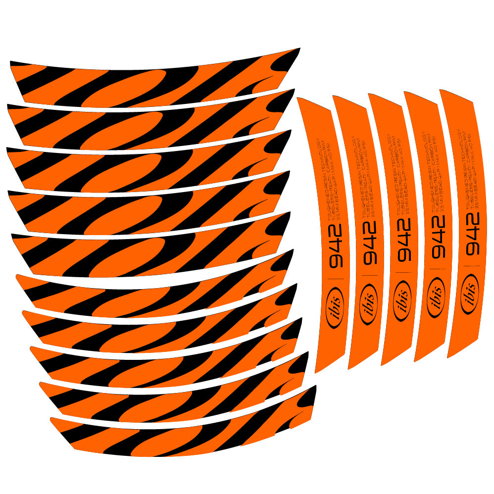 Aufkleber Ibis 942 2019, MTB-Rad 29, Fahrradaufkleber Vinyl