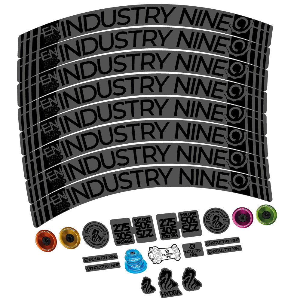 Aufkleber Industry Nine Enduro 305 V3, MTB-Rad 29, Fahrradaufkleber Vinyl
