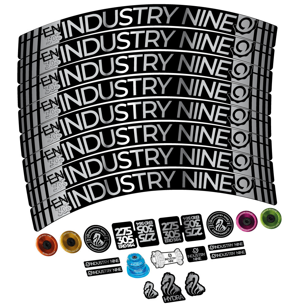 Aufkleber Industry Nine Enduro 305 V3, MTB-Rad 29, Fahrradaufkleber Vinyl