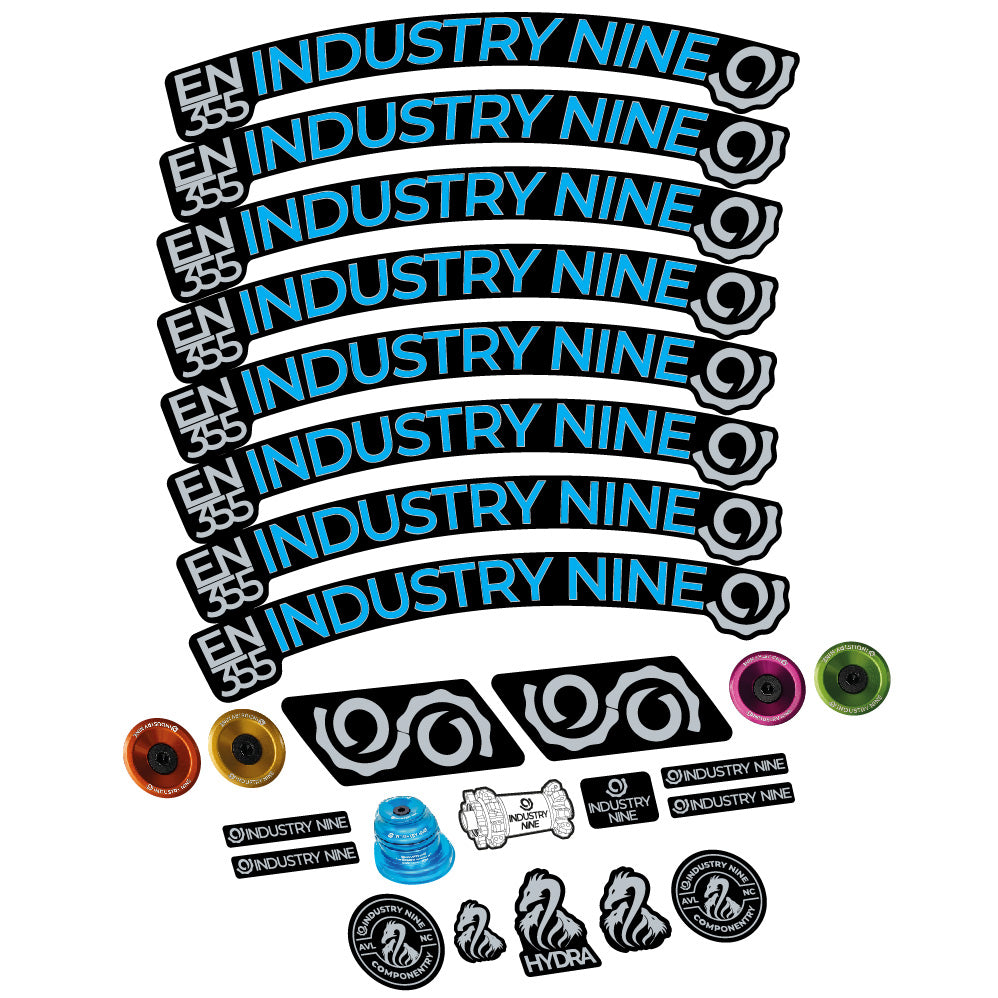 Aufkleber Industry Nine Enduro 355, MTB-Rad 29, Fahrradaufkleber Vinyl