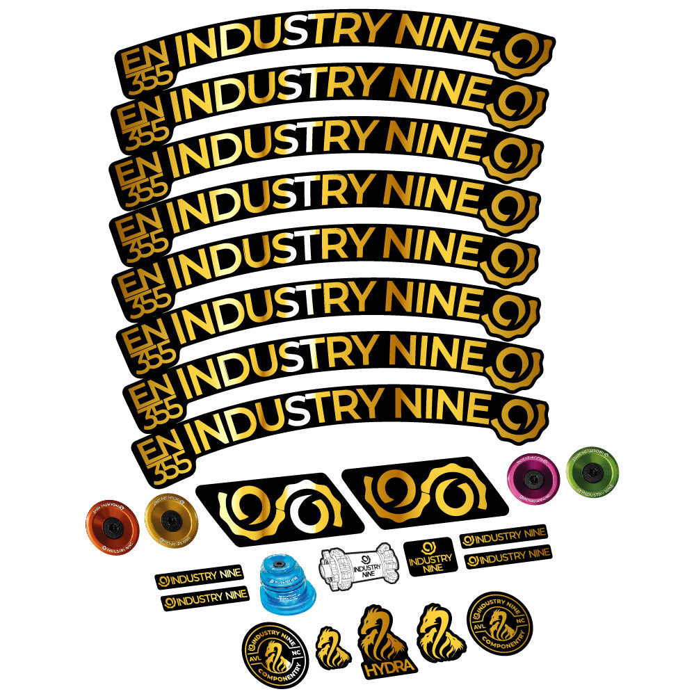 Aufkleber Industry Nine Enduro 355, MTB-Rad 29, Fahrradaufkleber Vinyl