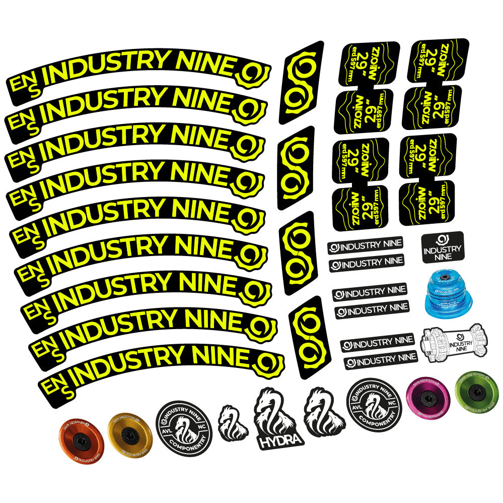 Aufkleber Industry Nine Enduro S, MTB-Rad 29, Fahrradaufkleber Vinyl