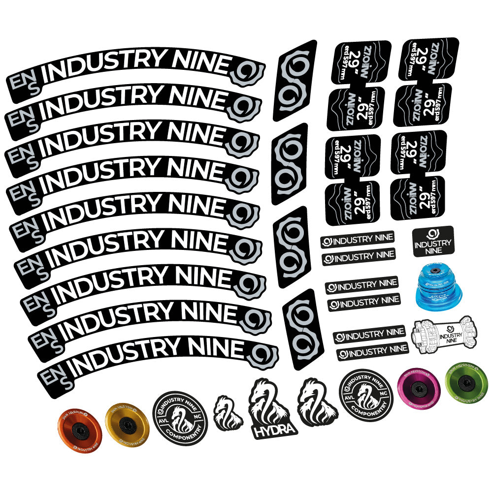 Aufkleber Industry Nine Enduro S, MTB-Rad 29, Fahrradaufkleber Vinyl