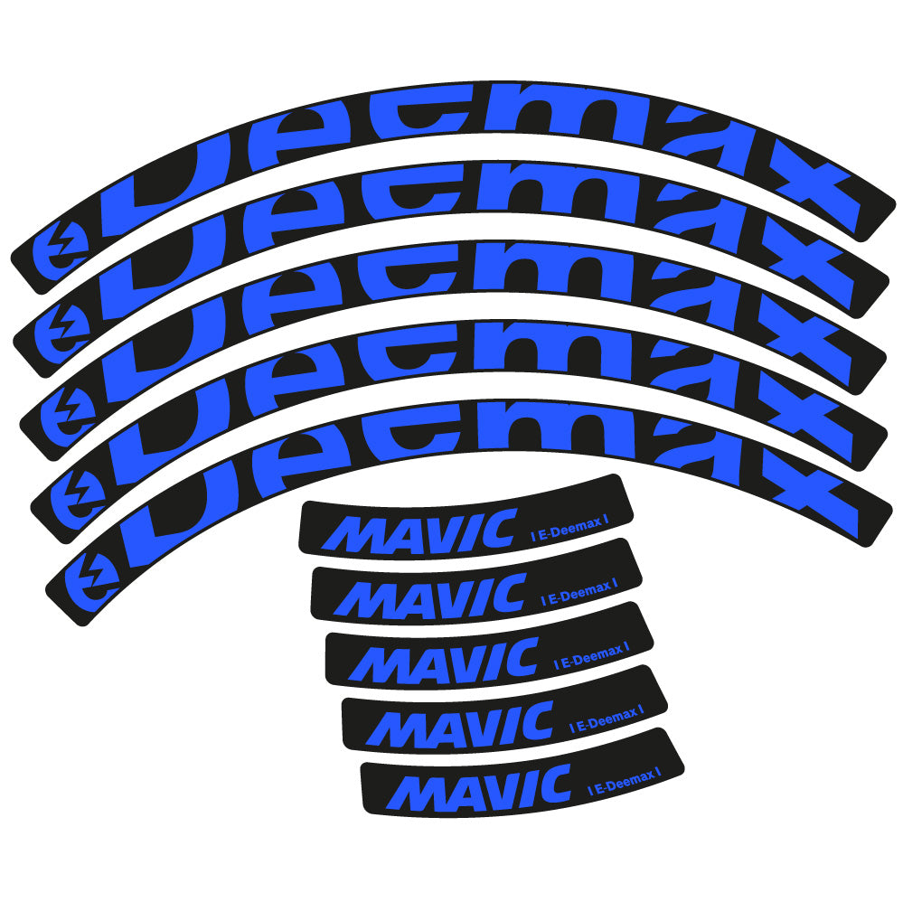 Decal Mavic E-deemax 2025, MTB Wheel 29, bike sticker vinyl