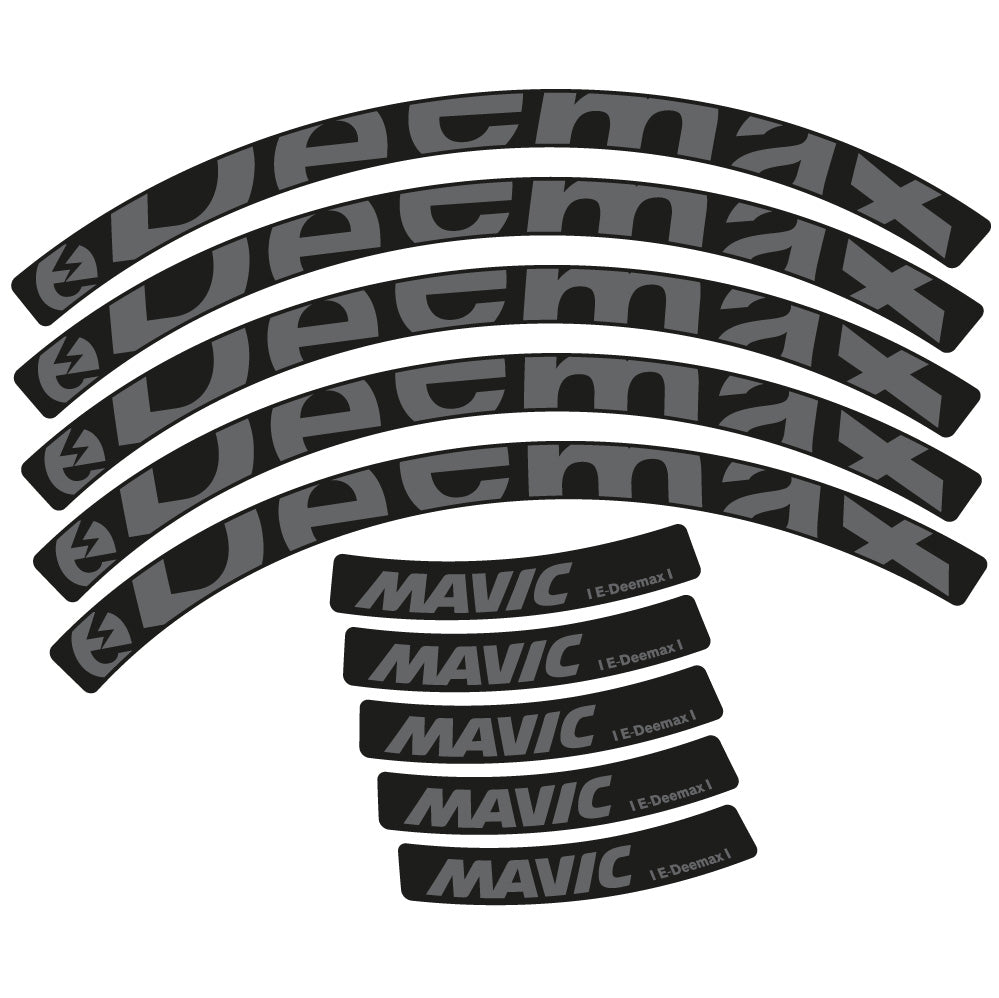 Decal Mavic E-deemax 2025, MTB Wheel 29, bike sticker vinyl