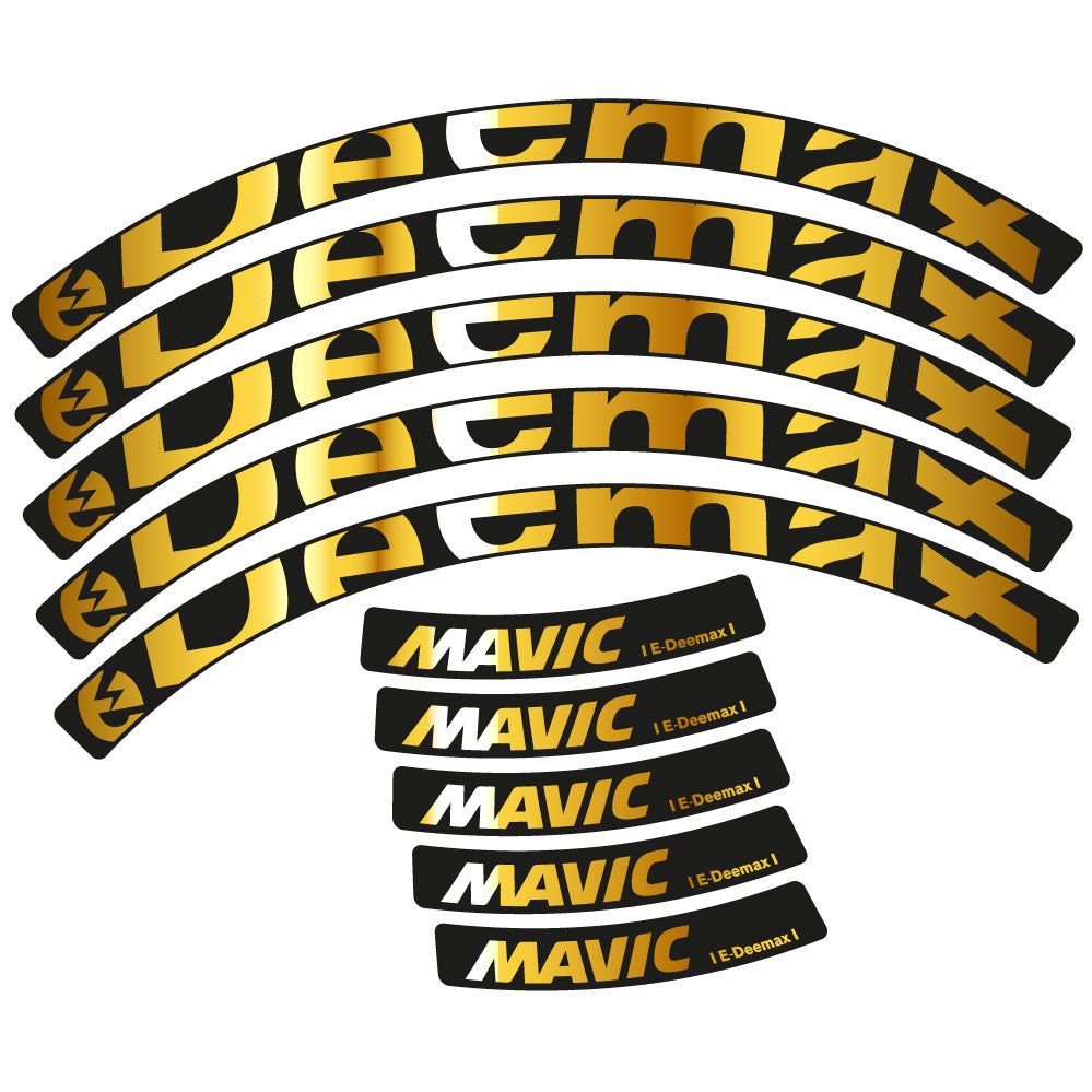 Decal Mavic E-deemax 2025, MTB Wheel 29, bike sticker vinyl