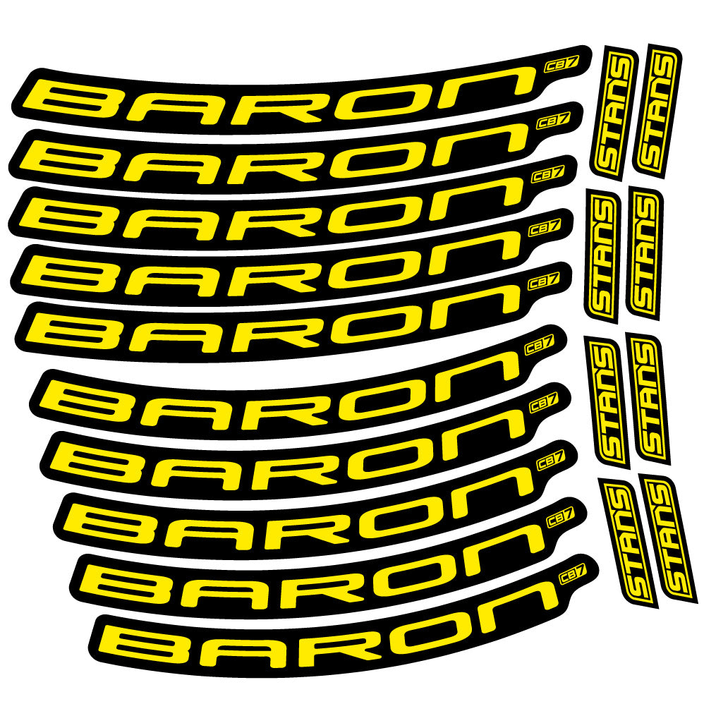 Aufkleber Stans Baron CB7, MTB-Rad 29, Fahrradaufkleber Vinyl