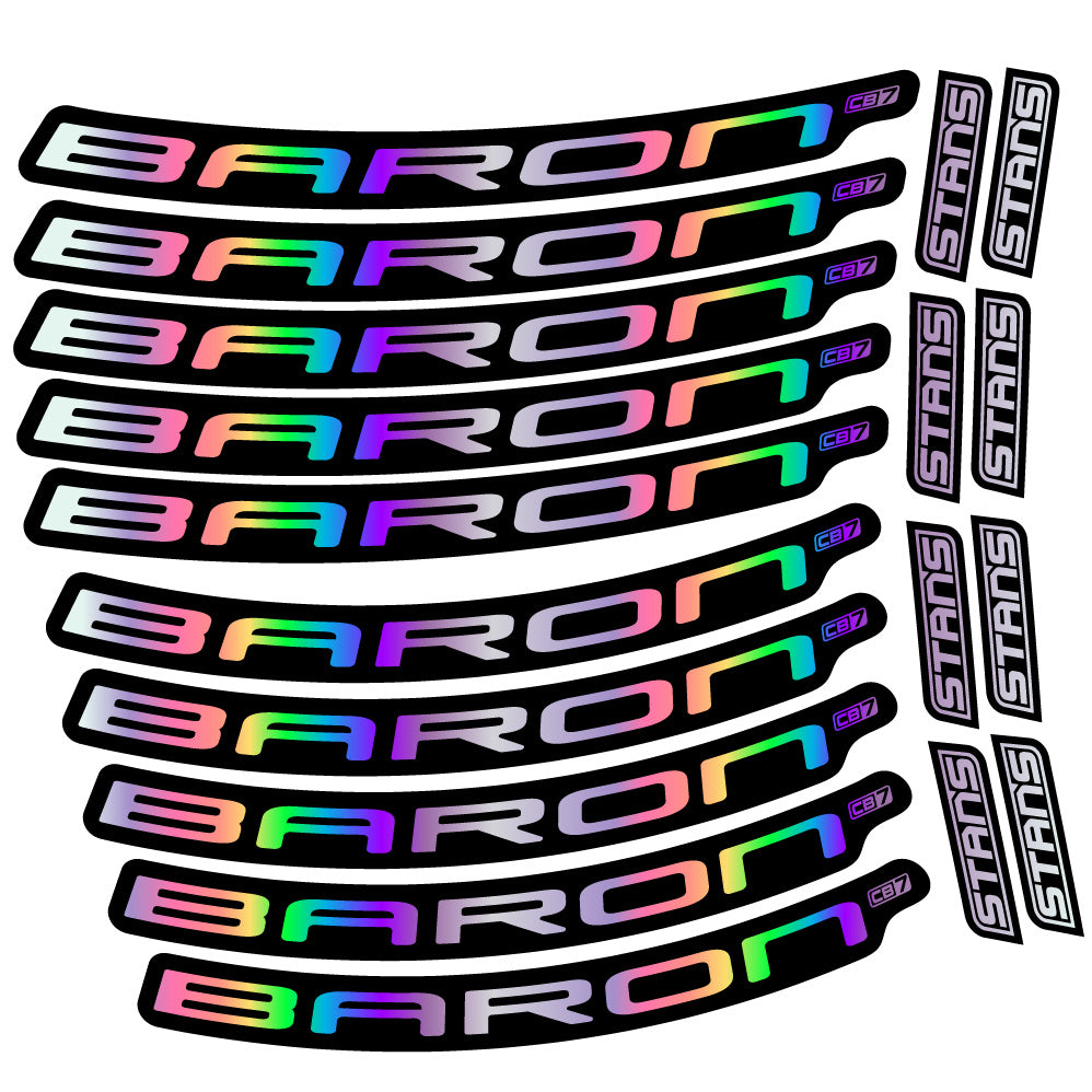 Aufkleber Stans Baron CB7, MTB-Rad 29, Fahrradaufkleber Vinyl