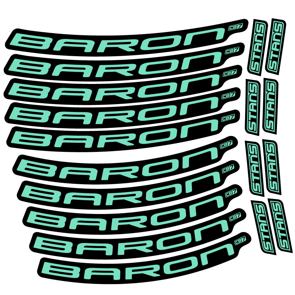 Aufkleber Stans Baron CB7, MTB-Rad 29, Fahrradaufkleber Vinyl